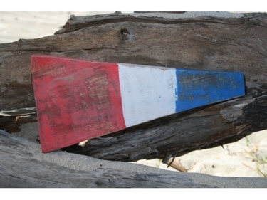 3 NAUTICAL NUMERIC FLAG 12 WOOD PANEL NAUTICAL decor