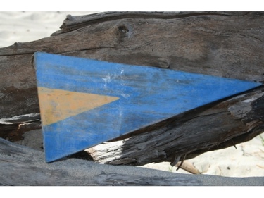1St Nautical Numeric Flag 12 Wood Panel Nautical Decor