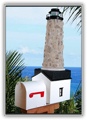 Stone Lighthouse Mailbox