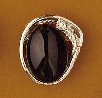 Scarf Slide Black Stone