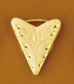 Scarf Slide Etched GOLD
