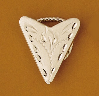 Scarf Slide Etched SILVER