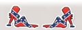 Rebel Girl Bumper stickers (1 dz = 12/left &12/right)