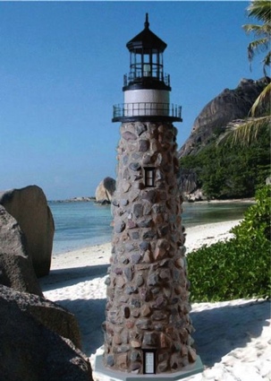 4 Foot 6 Inch Stone Lighthouse