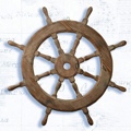 18 Inch Diameter Wooden Ship Wheel Nautical Ship Wheel