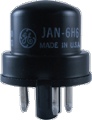 6H6 Diode Twin JAN GE Vacuum Tube