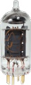 JJ Electronic ECC802 12AU7 Spiral Filament Gold Pin Vacuum Tube