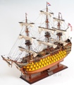 HMS Victory Painted OMH Handcrafted Model
