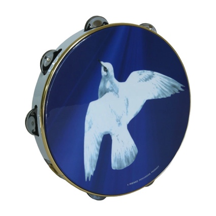 Remo Tambourine 10 Inch Religious Dove