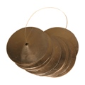 Mid-East Nickeled Brass Jingles 10 Count