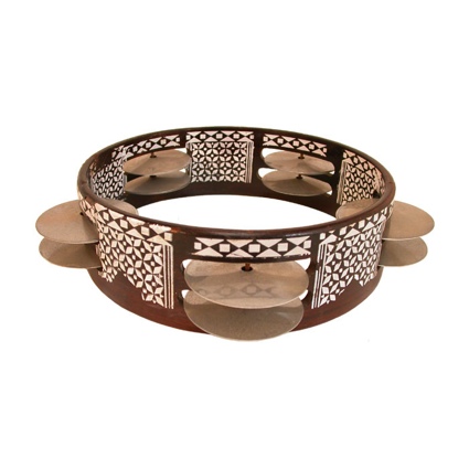 Mid-East Tambourine 8 1/2 Inch Headless