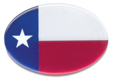 Trailer Hitch Cover - Texas Flag 3 1/2 x 5 z