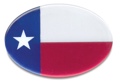 Trailer Hitch Cover - Texas Flag 3 1/2 x 5 z