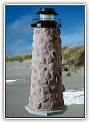 Stone Lighthouse Tier Light