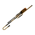 Roosebeck Uilleann 3 Drone Set W Valve  Ebony