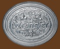 Wr Belt Buckle - Two Bullriders 4 x 3-1/4 z
