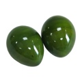 Dobani Egg Shakers Wooden Pair Green