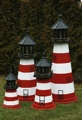 2 Foot Wooden Assateague Painted Wooden Lighthouse