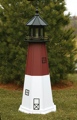 3 Foot Wooden Barnegat Painted Wooden Lighthouse