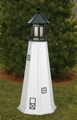 6 Foot Wooden Cape Cod Painted Wooden Lighthouse