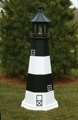 2 Foot Wooden Fire Island Painted Wooden Lighthouse