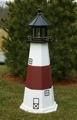 3 Foot Wooden Montauk Painted Wooden Lighthouse