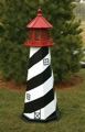 2 Foot Wooden St. Augustine Painted Wooden Lighthouse