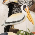 18 Inch Wooden Bird on Post 