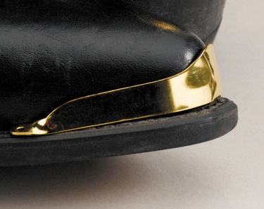 Smooth Brass Boot Tips