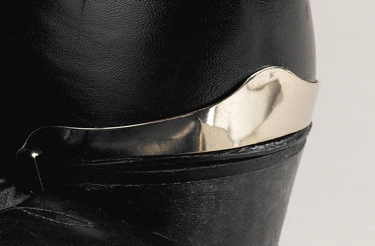 Smooth Silver Heel Guards