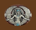 Indian & Eagle Belt Buckle