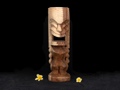 CARVED TIKI TOTEM 26 KU TIKI ACACIA WOOD TROPICAL decor
