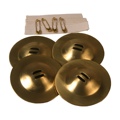 Mid-East Rim Belly Dance Zills 2.4 Inch Set Of 4