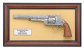 The Wyatt Earp Revolver Framed Display Non Firing Replica Gun