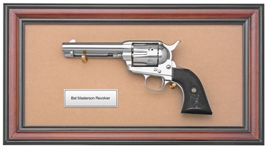 The Bat Masterson Revover Framed Set Non Firing Replica Gun