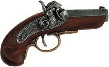 Baby Philadelphia Model Derringer Non Firing Replica Gun